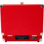 VICTOR Metro Dual Bluetooth Suitcase Turntable Red