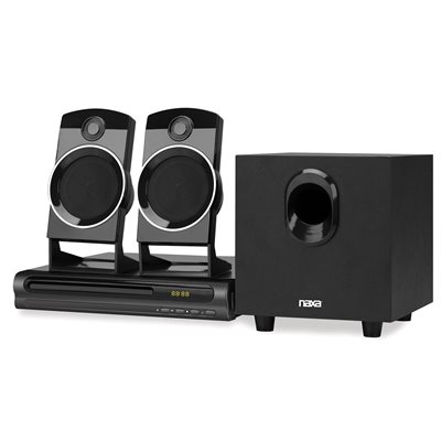 NAXA - 2.1 Channel Home Theater DVD Speaker System