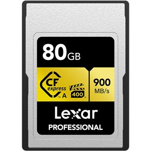 Lexar 80GB Professional CFexpress Type A Card GOLD Series