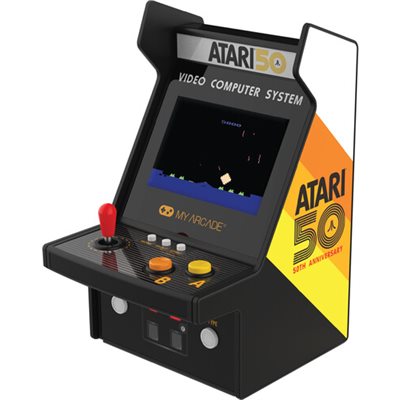 My Arcade MICRO PLAYER PRO 6.7" ATARI PORTABLE RETRO ARCADE (100 GAMES IN 1)  Black