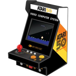 My Arcade NANO PLAYER PRO 4.8" ATARI PORTABLE RETRO ARCADE (75 GAMES IN 1)  Black