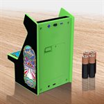 My Arcade MICRO PLAYER PRO 6.7" GALAGA PORTABLE RETRO ARCADE (2 GAMES IN 1) Green & Black