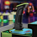 My Arcade JOYSTICK PLAYER GALAGA PORTABLE RETRO ARCADE (2 GAMES IN 1)  Green & Black