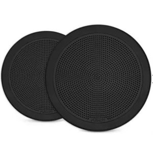 Garmin Fusion FM Series Marine Speakers, 7.7" 200-Watt Round Black Flush Mount (Pair)