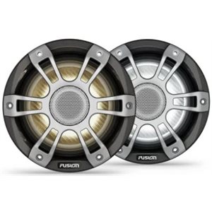 Garmin Fusion Signature Series 3i Marine Speakers, 6.5" 230-watt CRGBW Coaxial Sports Gray (Pair)