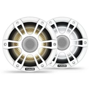 Garmin Fusion Signature Series 3i Marine Speakers, 7.7" 280-watt CRGBW Coaxial Sports White (Pair)