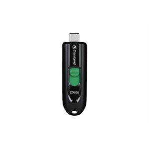 Clé Transcend USB 3.2 Gen 1 JetFlash 790C de 128 Go USB-C Rétractable - Noir