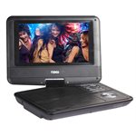 NAXA - 7" TFT LCD Swivel Screen Portable DVD Player with USB/SD/MMC Inputs