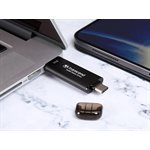 Clé USB/SSD Transcend 512Mo ESD310C USB 10Gbps USB-A et USB-C