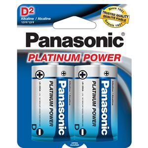 PANASONICPlatinumPowerDAlkaline2Pack(LR20XP2B)