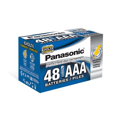 PanasonicLR03XE/48PCPlatinumPowerLongLastingAAAAlkalineBattery-48Pack