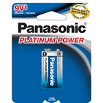 Panasonic PLATINUM POWER 9V Batteries - 1-Pack ( 6LF22XP1B)