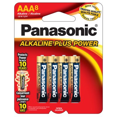 PanasonicAM4PA8BAlkalinePlusAAABatteries-8Pack