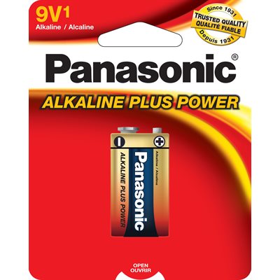 PANASONIC9VAlkalineBattery1Pack(6AM6PA1B)