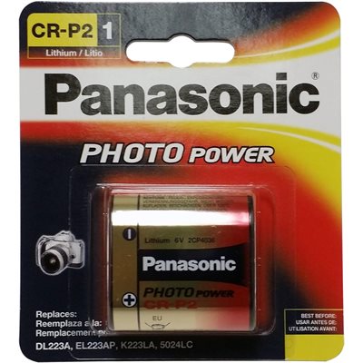 PanasonicCRP2PA1B6-VoltPhotoLithiumBattery