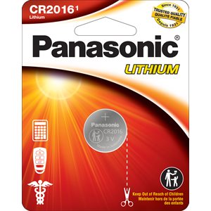 PANASONIC CR2016 3V Lithium Coin Cell Battery 1 Pack