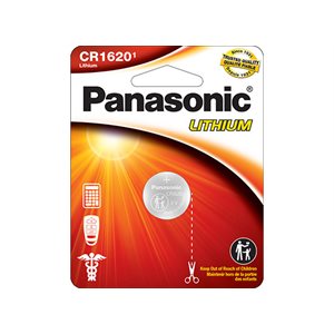 Panasonic CR1620 3.0 Volt Lithium Coin Cell Battery - 1 Pack