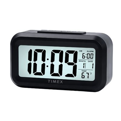 Timex - T108 Portable Battery-Operated Alarm Clock