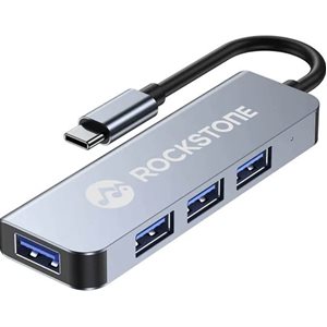 Rockstone - Hub USB Type C vers USB 3.0 - 4 Ports