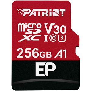 Patriot EP Series 256GB MICRO SDXC V30 A1 UHS-1 U3 C10