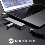 Rockstone - Concentrateur USB-C 5 en 1