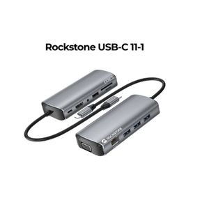 Rockstone - Concentrateur USB-C 11 en 1