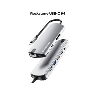 Rockstone - Concentrateur USB-C 9 en 1
