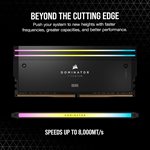 CORSAIR DOMINATOR TITANIUM 96GB (2x48GB) DDR5 6400 (PC5-51200) CL32 1.4V Intel XMP Memory Black
