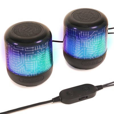 Accessory Power - Enhance Voltaic SC2 LED Stereo Gaming Speakers