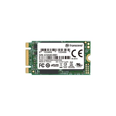 Transcend 64GB, M.2 2242 SSD, SATA3 B+M Key, MLC, Wide Temp.