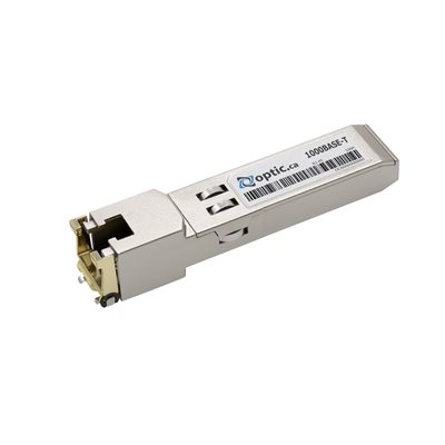 Optic.ca 1000BASE-T SFP, RJ-45, 100M, COPPER, E-TEMP, 100% CISCO COMPATIBLE