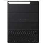 Samsung - Keyboard Book Cover Case for Galaxy Tab S9+/S9FE+ - Black