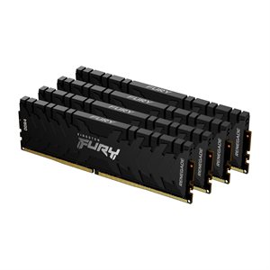 Kingston 64GB 3200MT/s DDR4 CL16 DIMM (Kit of 4) 1Gx8 FURY Renegade RGB