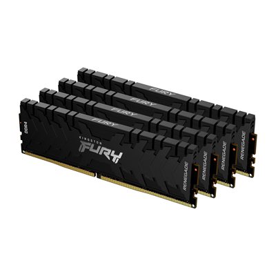 Kingston 32GB 3200MT/s DDR4 CL16 DIMM (Kit of 4) FURY Renegade RGB