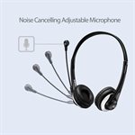 Adesso Xtream P2 USB Headset with adjustable Microphone and removable earpads