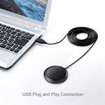 Adesso Xtream M3 Microphone de réunion de conférence USB omnidirectionnel à 360 degrés.