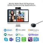 Adesso Xtream M3 Microphone de réunion de conférence USB omnidirectionnel à 360 degrés.