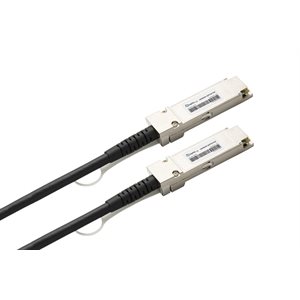 Optic.ca 100GBASE-QSFP28 PASSIVE COPPER CABLE, 1 METER LENGTH, 100% EXTREME NETWORKS COMPATIBLE