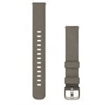 Garmin Lily 2 Bands (14 mm), Coffee Fabric with Cream Gold Hardware