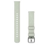 Garmin Lily 2 Bands (14 mm), Sage Gray Fabric with Silver Hardware