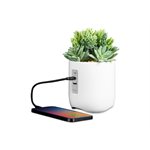 iHome iPP45W Plant Charging Station with Multiple USB Charging Ports