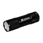 Kodak 9 LED Flashlight, iP62, AAA Bateries included Black