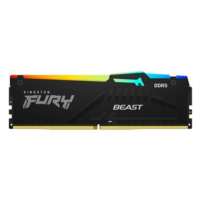 Kingston 16GB 6000MT/s DDR5 CL30 DIMM FURY Beast RGB XMP