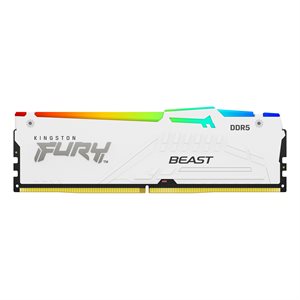 Kingston 16GB 6800MT/s DDR5 CL34 DIMM FURY Beast White RGB XMP