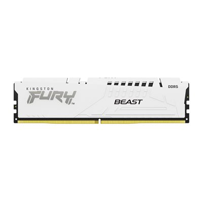 Kingston 64GB 6000MT/s DDR5 CL30 DIMM (Kit of 2) FURY Beast White XMP