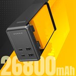 j5Create Batterie externe de 26800mAh PD 100W 4 ports