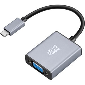 Adesso USB C to VGA Adapter at 1080P/60Hz