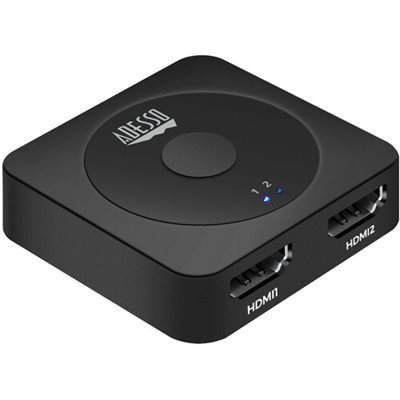 Adesso USB C to 2 Ports HDMI Switch at 4K/60Hz