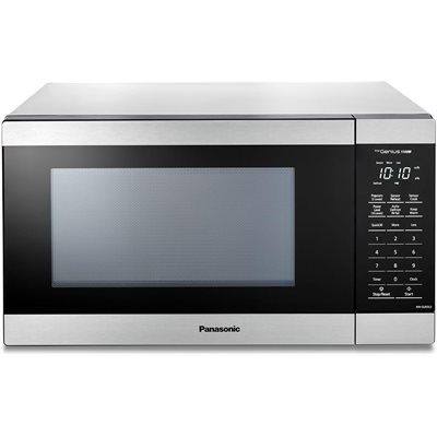 Panasonic NNSU65LS Mid-Size 1.3 cft. Genius Microwave Oven, Stainless Steel