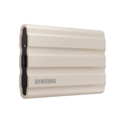 SAMSUNG USB 3.2 T7 Shield 1TB Portable SSD - Beige Open Box